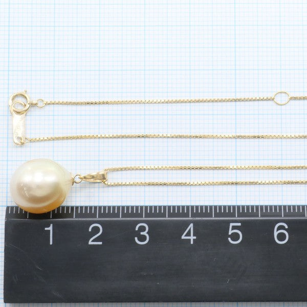 18K Yellow Gold Pearl Necklace for Women - Elegant Bridal Jewelry, Wedding Gift & Anniversary Present - Perfect for Formal Events, Date Nights & Special Occasions