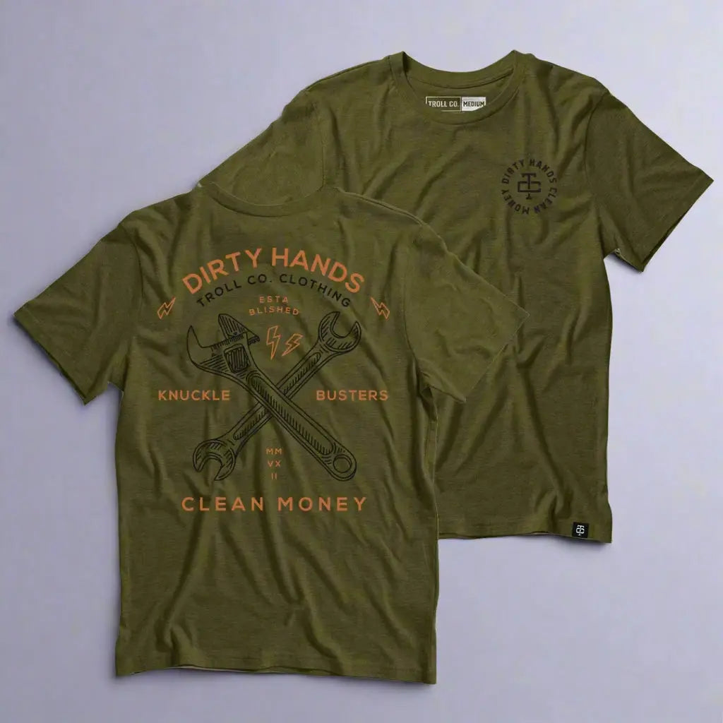 DHCM Twisting Wrenches Graphic T-Shirt - Funny Mechanic Work Tee for Men & Women - Perfect for Auto Shops, Car Enthusiasts & DIY Projects
