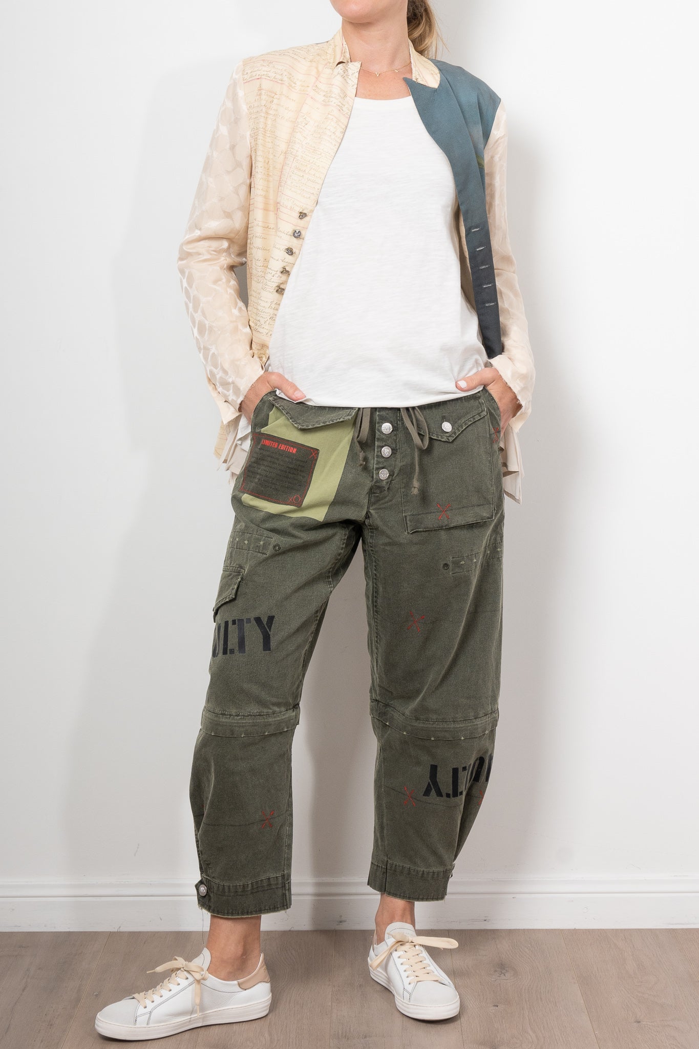 M.A. Dainty Trucker Jean - Women's High Waisted Distressed Denim Jeans for Casual Wear & Street Style Outfits