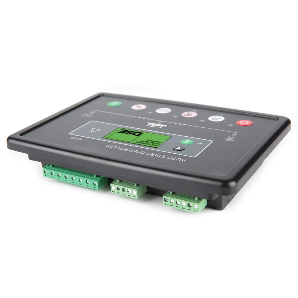 Oumefar DSE6120 Deep Sea Electronic Generator Controller Module 8V-35V LCD Display Power Control Panel - Reliable Generator Control for Home, Industrial and Marine Power Systems