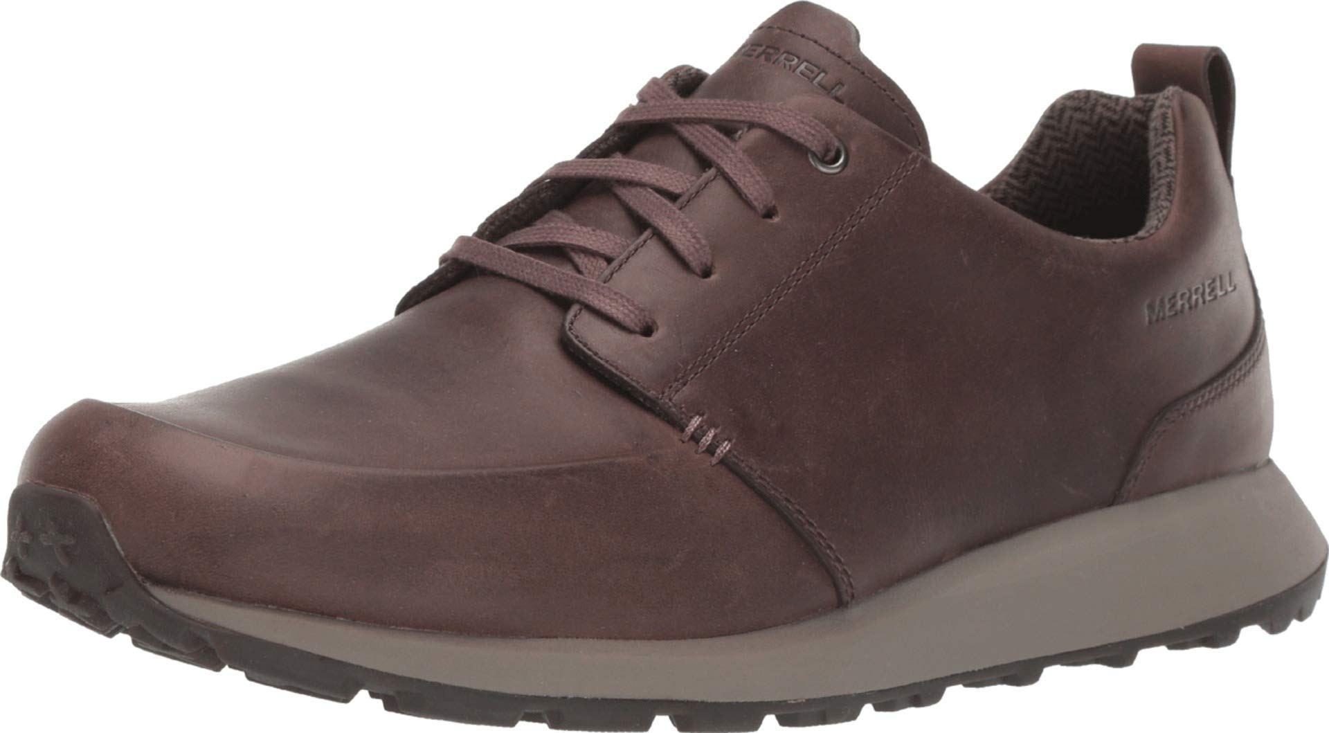 Merrell Men's Ashford Moccasin - Comfortable Slip-On Shoes for Walking, Casual Wear & Outdoor Activities | Lightweight & Durable Leather Loafers for Men