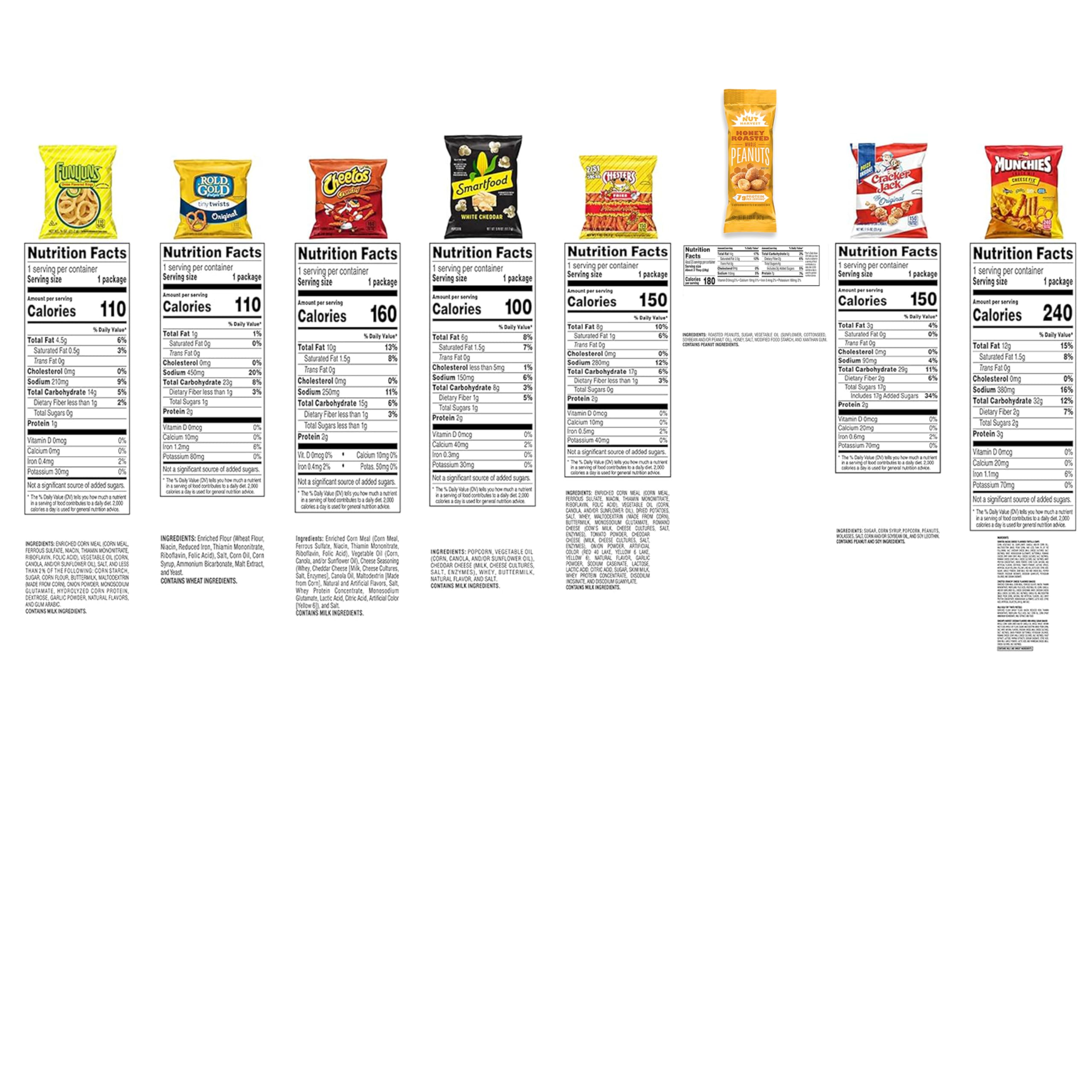 Frito Lay Ultimate Snack Care Package - 40 Count Variety Pack of Chips, Cookies, Crackers & More | Perfect for Office Snacks, College Care Packages, Road Trips & Party Favors