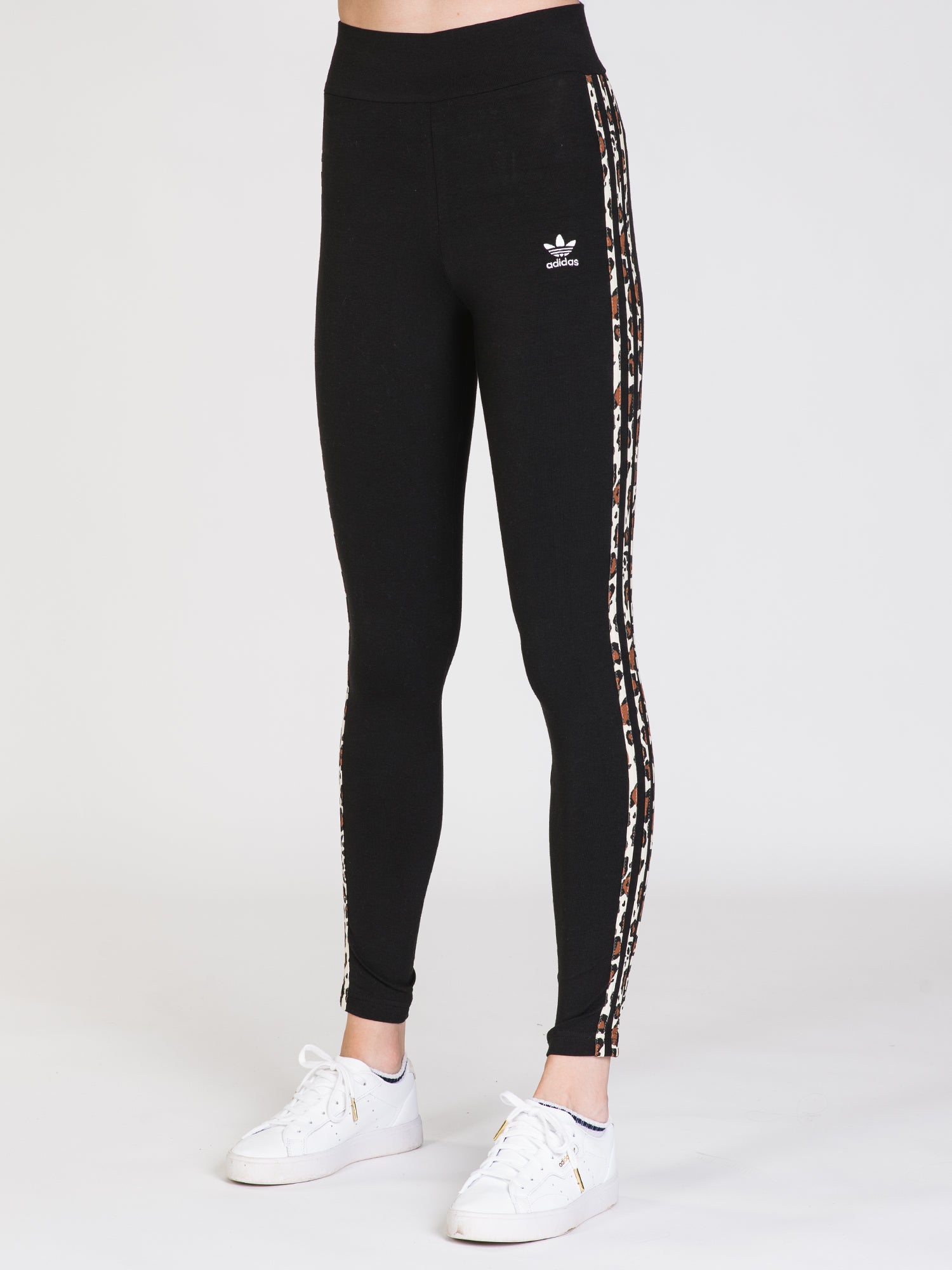 Adidas 3 Stripe Yoga Tights for Women - High Waisted Workout Leggings - Running, Gym & Fitness - Clearance Sale