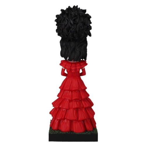 Beetlejuice Lydia Deetz Red Wedding Dress Bobblehead Figure - Collectible Toy for Movie Fans & Home Decor