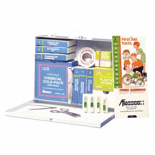 2166FAK 25-Person Emergency First Aid Kit - Comprehensive Medical Supplies for Offices, Schools, Camping & Outdoor Activities