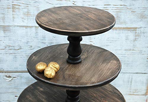 5-Tier White Wooden Cupcake Stand - Elegant Wedding Dessert Tower for Cupcakes, Donuts & Muffins | Perfect for Country Weddings, Bridal Showers & Birthday Parties