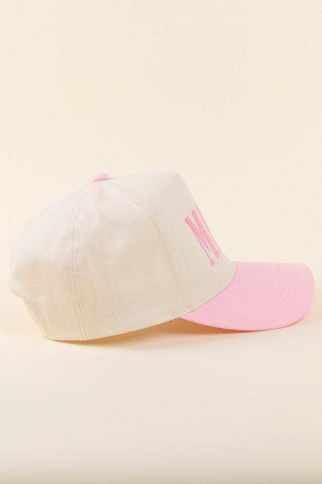 Stylish Mama Pink Trucker Hat for Women - Adjustable Snapback Cap for Outdoor, Casual & Summer Fashion