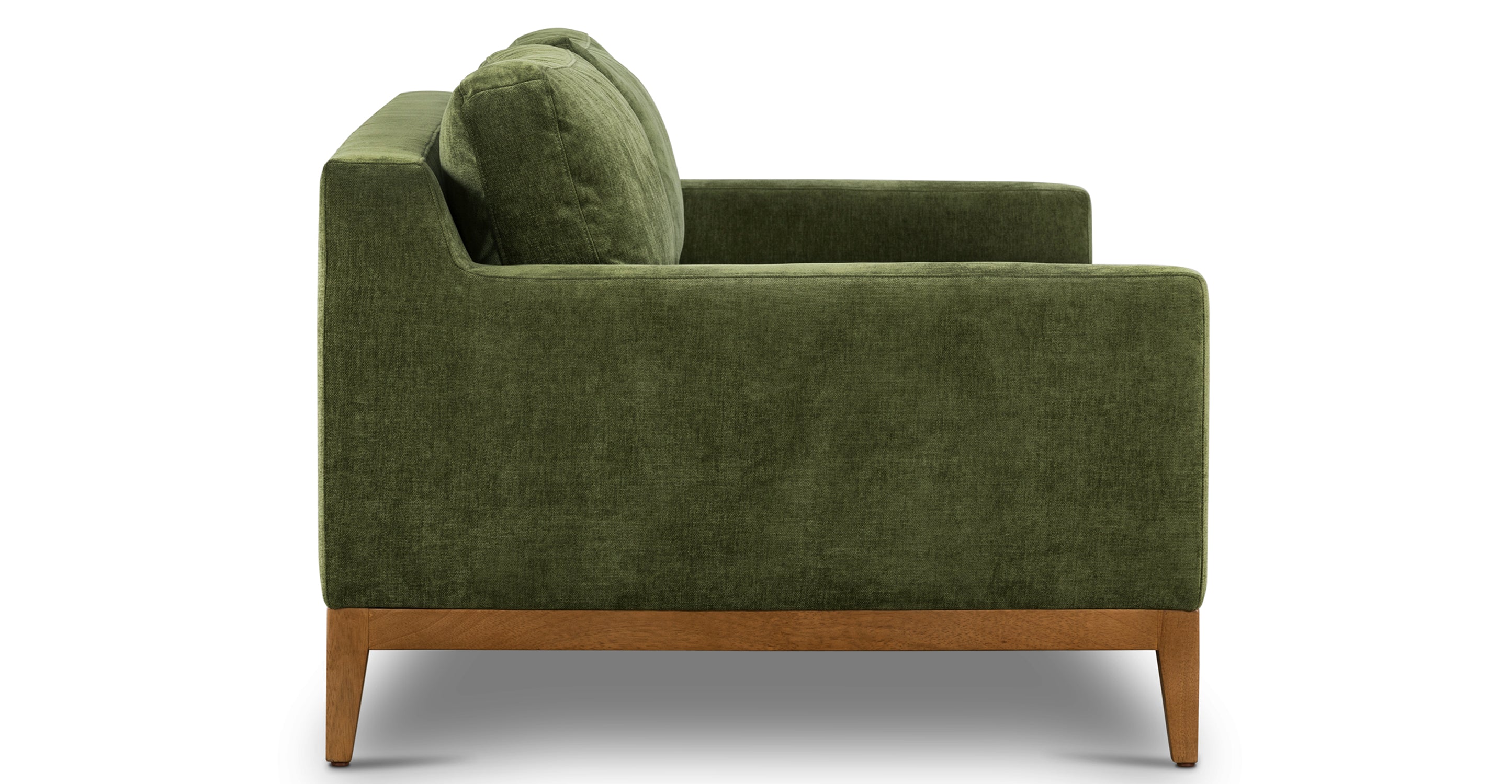 Luxury Zyon Velvet Sofa - Modern Plush Fabric Couch for Living Room, Lounge & Home Decor - Comfortable Sectional Sofa with Soft Velvet Upholstery