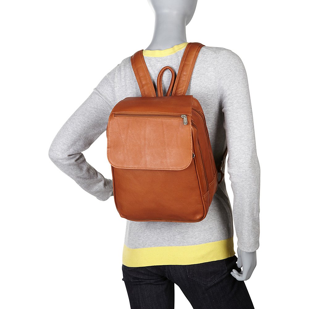 Flap-Over Tablet Backpack for Men & Women - Chocolate Brown Water-Resistant Laptop Bag with Multiple Pockets - Perfect for Work, School, Travel & Daily Commute