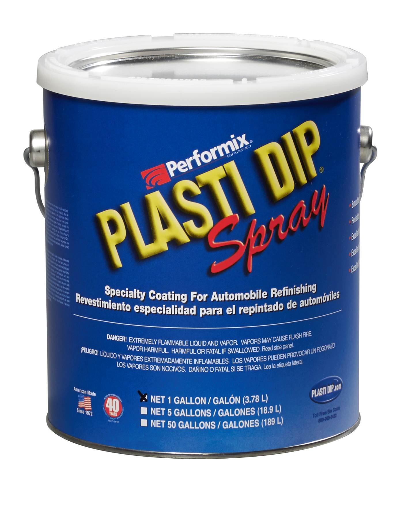 Plasti Dip Performix 10104S-4PK Blue Spray Coating - 1 Gallon (4-Pack) | Protective Rubber Coating for Tools, Handles & DIY Projects | Waterproof & Non-Slip Finish