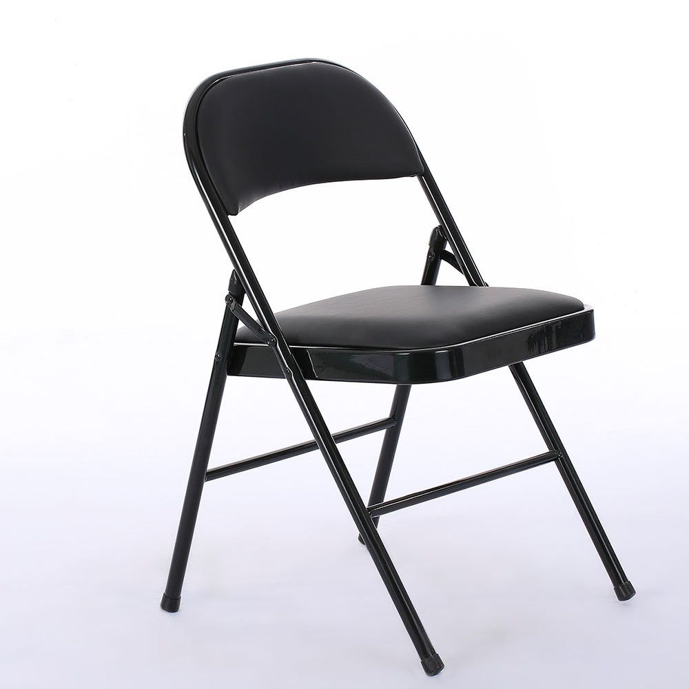 6 Pack Folding Chairs with Padded Seats - Portable & Foldable Dining Chairs for Home, Office, Student Study - Perfect for Parties, Camping & Extra Seating
