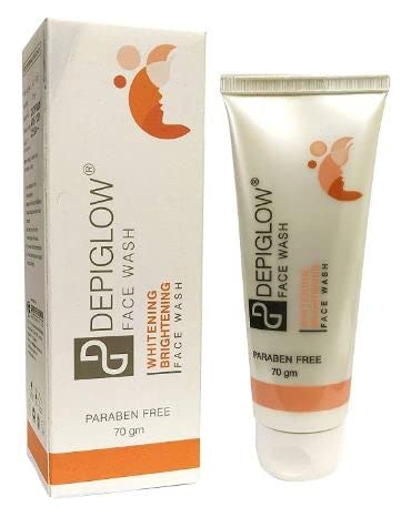 Entirety Depiglow Face Wash - 70gm Brightening & Exfoliating Cleanser for Glowing Skin | Best for Acne, Dark Spots & Uneven Tone | Morning & Night Skincare Routine