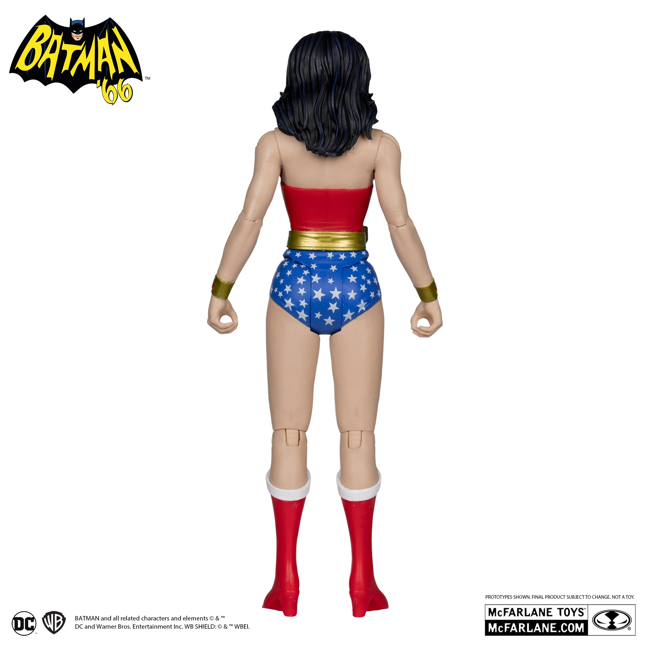 Vintage DC Comics Wonder Woman & Batman Action Figures - McFarlane Toys Collectibles for Superhero Fans | Perfect for Display, Gifts & Comic Book Collections