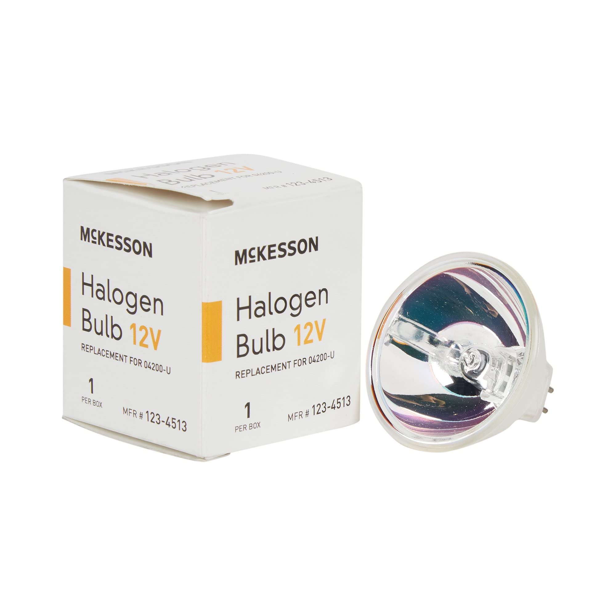 McKesson 12V 35W Halogen Lamp Bulbs - Compatible with Exam Lamps & Otoscopes - 1 Pack (1 Count) - Perfect for Medical Exams, Dental Procedures & Veterinary Use