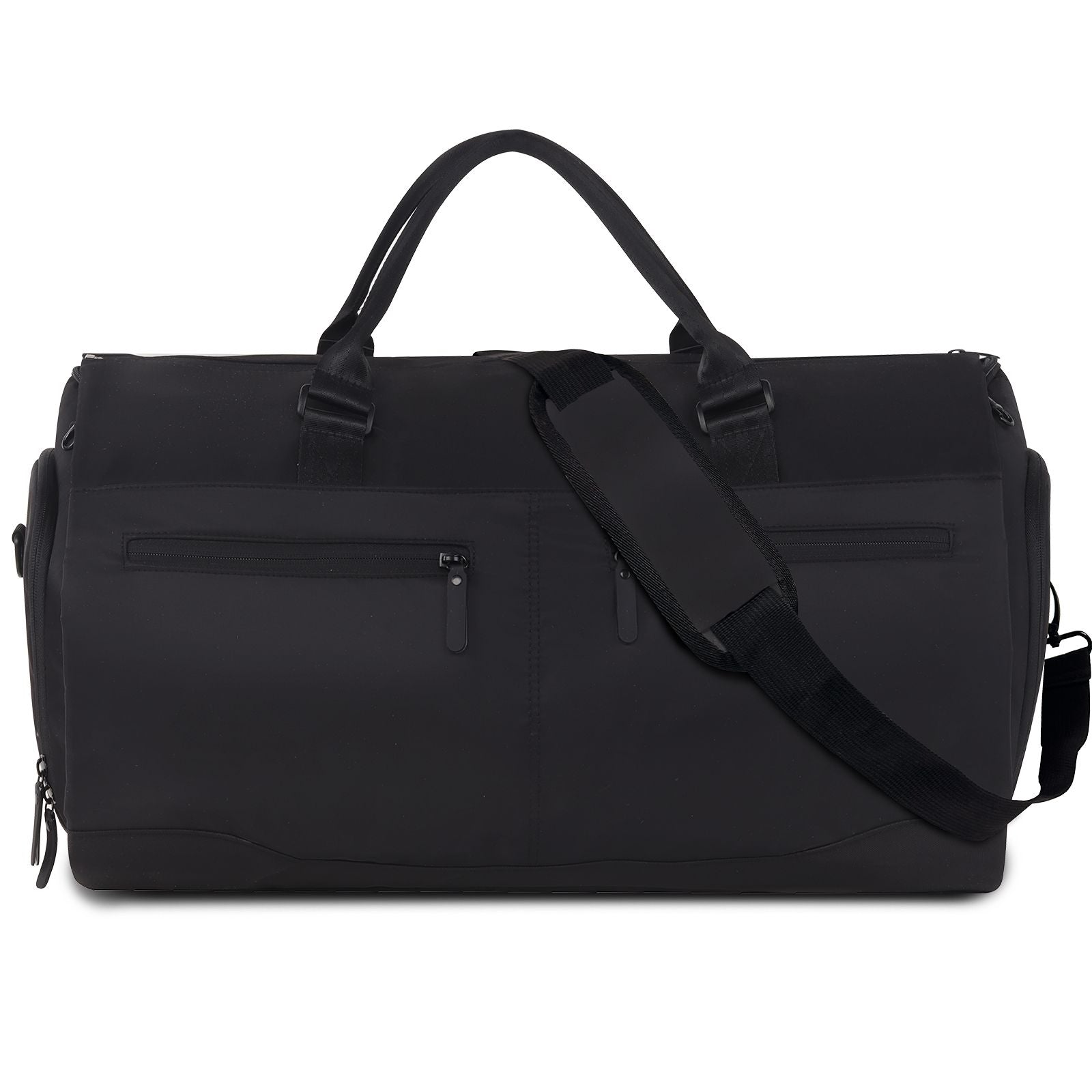 Travelite TL230620 Roll Up Garment Duffle Bag - Water-Resistant Carry On Luggage for Business Travel & Gym - Black