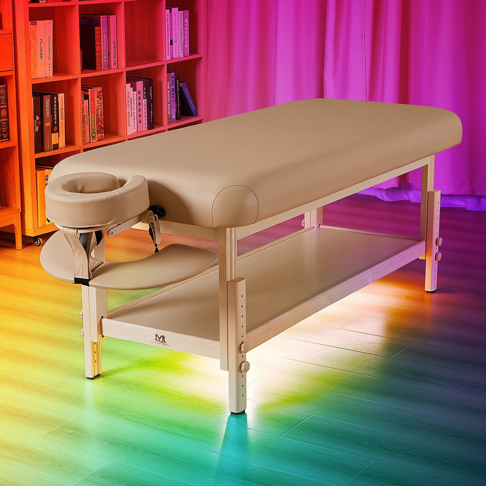 Aurora Multicolor LED Ambient Lighting System for Massage Tables - Adjustable Atmosphere Light with Remote Control | Perfect for Spa, Massage Therapy & Relaxation Rooms