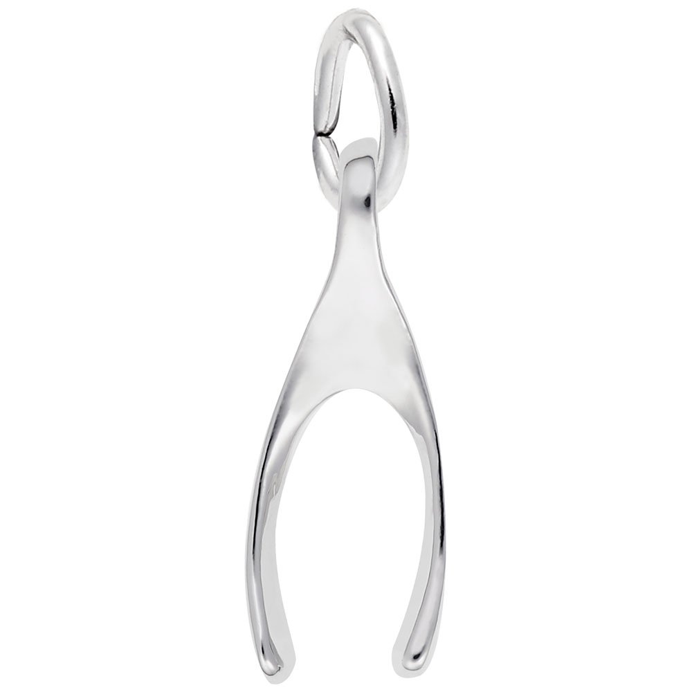 Wishbone Charm for Jewelry Making - Sterling Silver or Gold Plated Pendant for Bracelets, Necklaces & DIY Crafting | Perfect for Gifts, Friendship Jewelry & Personalized Accessories