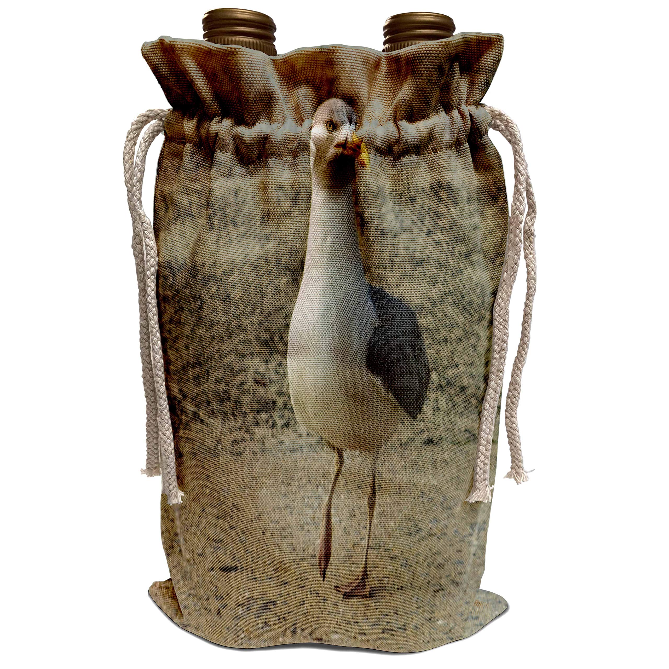 Premium Wine Gift Bag with Seagull Design - Elegant & Durable Carrier for Bottles - Perfect for Gifts, Parties, Beach Picnics & Outdoor Events