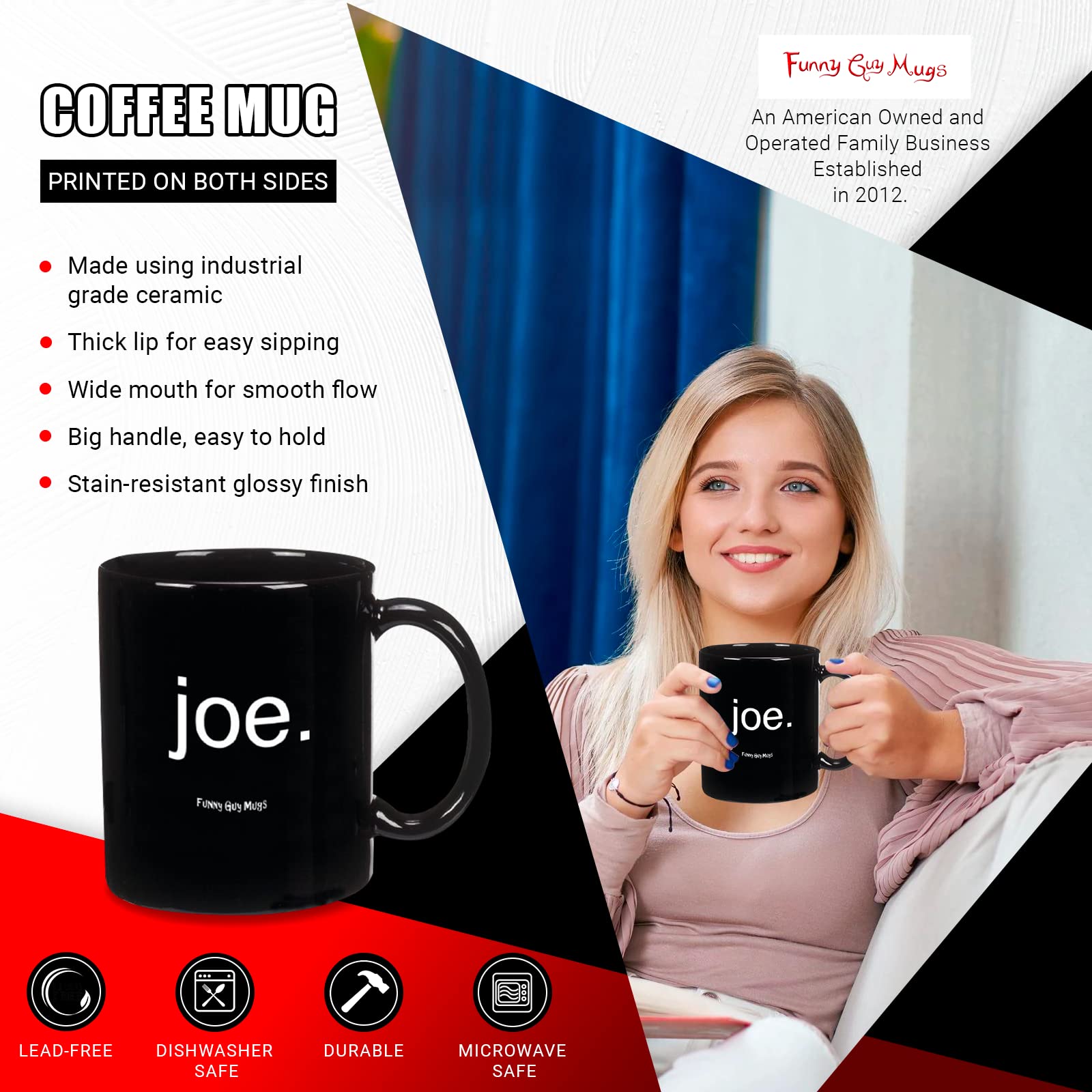 Funny Ceramic Coffee Mug 11oz - Witty Sayings for Office & Home Use