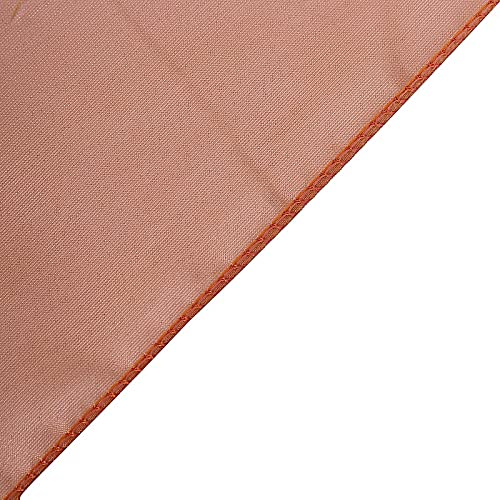 50 Premium Terracotta Curly Chiffon Chair Covers with Sashes - Elegant Wedding, Party & Reception Decorations - Perfect for Banquet Halls, Garden Ceremonies & Special Events