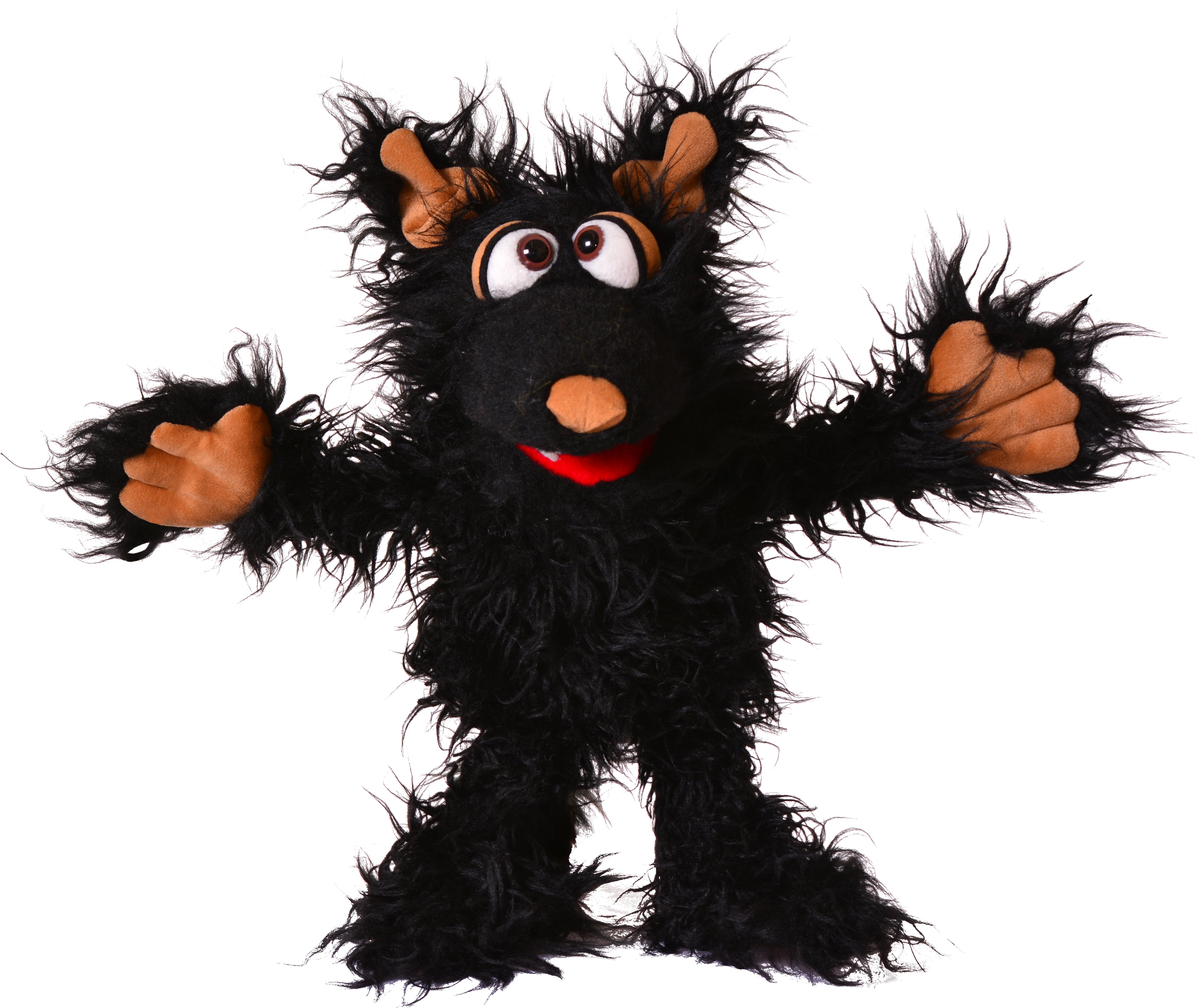 Watson the Wolf 30cm Hand Puppet - Soft Plush Animal Puppet for Storytelling & Interactive Play - Perfect for Kids, Teachers & Puppet Shows (Code 125)