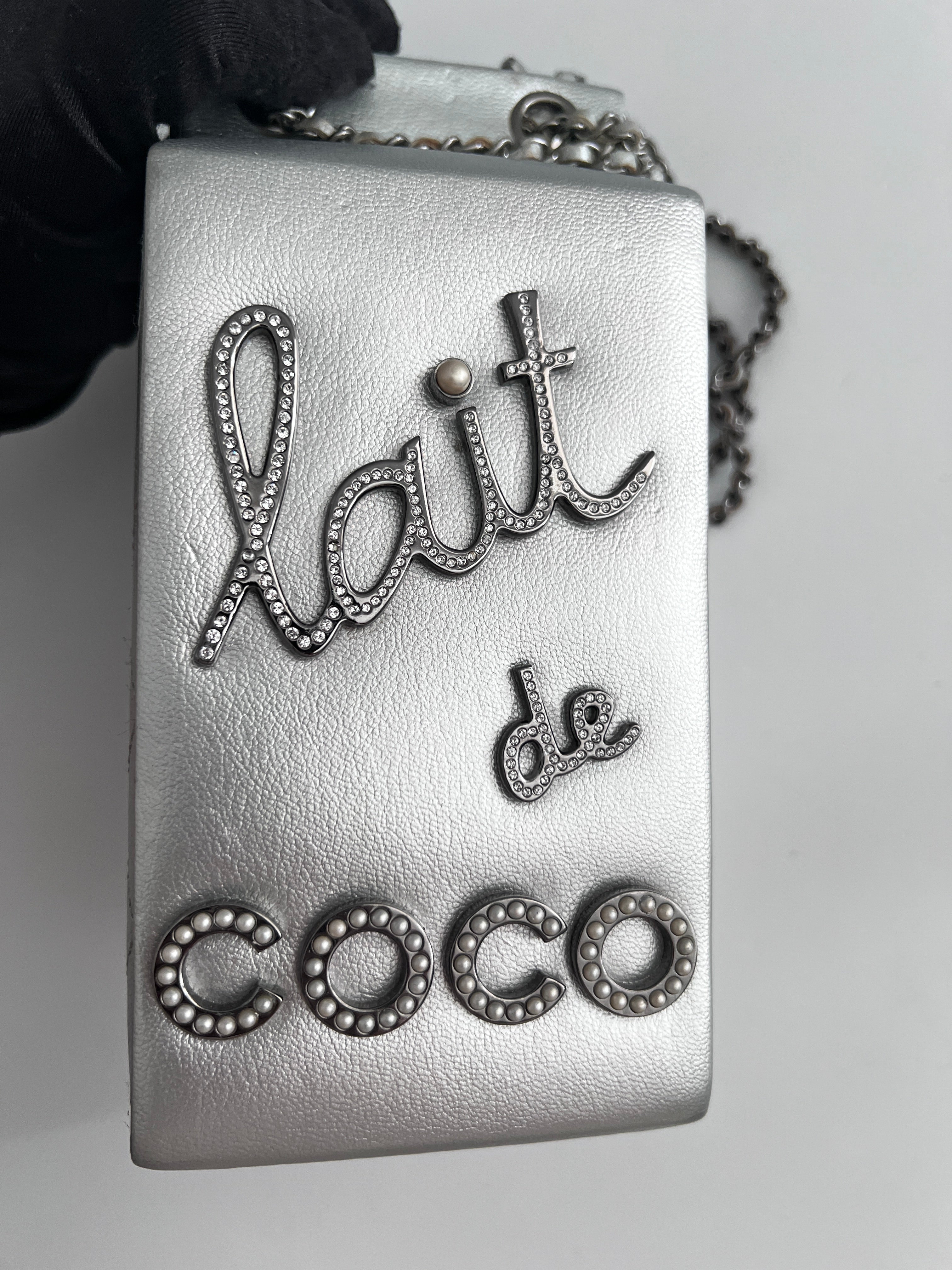 Chanel Supermarket Lait de Coco Minaudiere - Luxury Coconut Milk Handbag for Women, Perfect for Evening Parties & Special Occasions