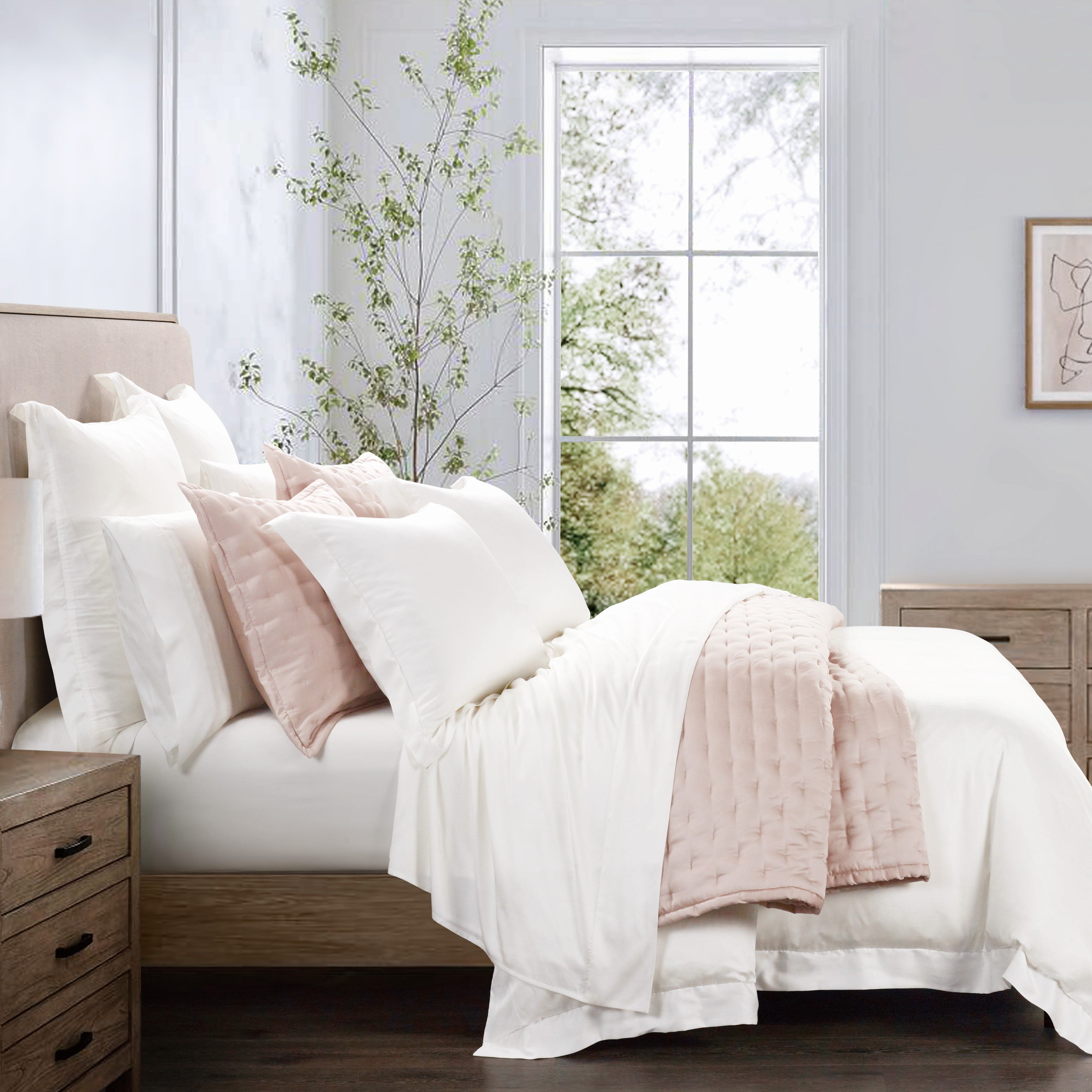 Premium Lyocell Sheet Set - Soft, Breathable & Eco-Friendly Bedding - Perfect for Hot Sleepers & All-Season Comfort - Ideal for Home, Hotel & Airbnb Use