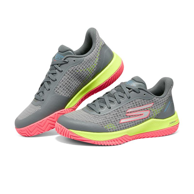 SKECHERS VIPER COURT PRO 172069C/GYPK - Men's Athletic Sneakers for Running & Training - Lightweight Comfort Shoes for Gym & Casual Wear