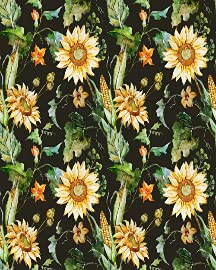 Watercolor Sunflower Pattern