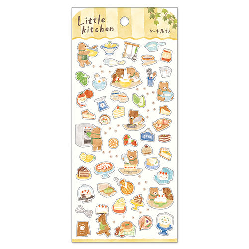 Kids Cake Shop Little Kitchen Stickers - Fun Baking Decals for Play Kitchens, DIY Crafts & Party Decorations