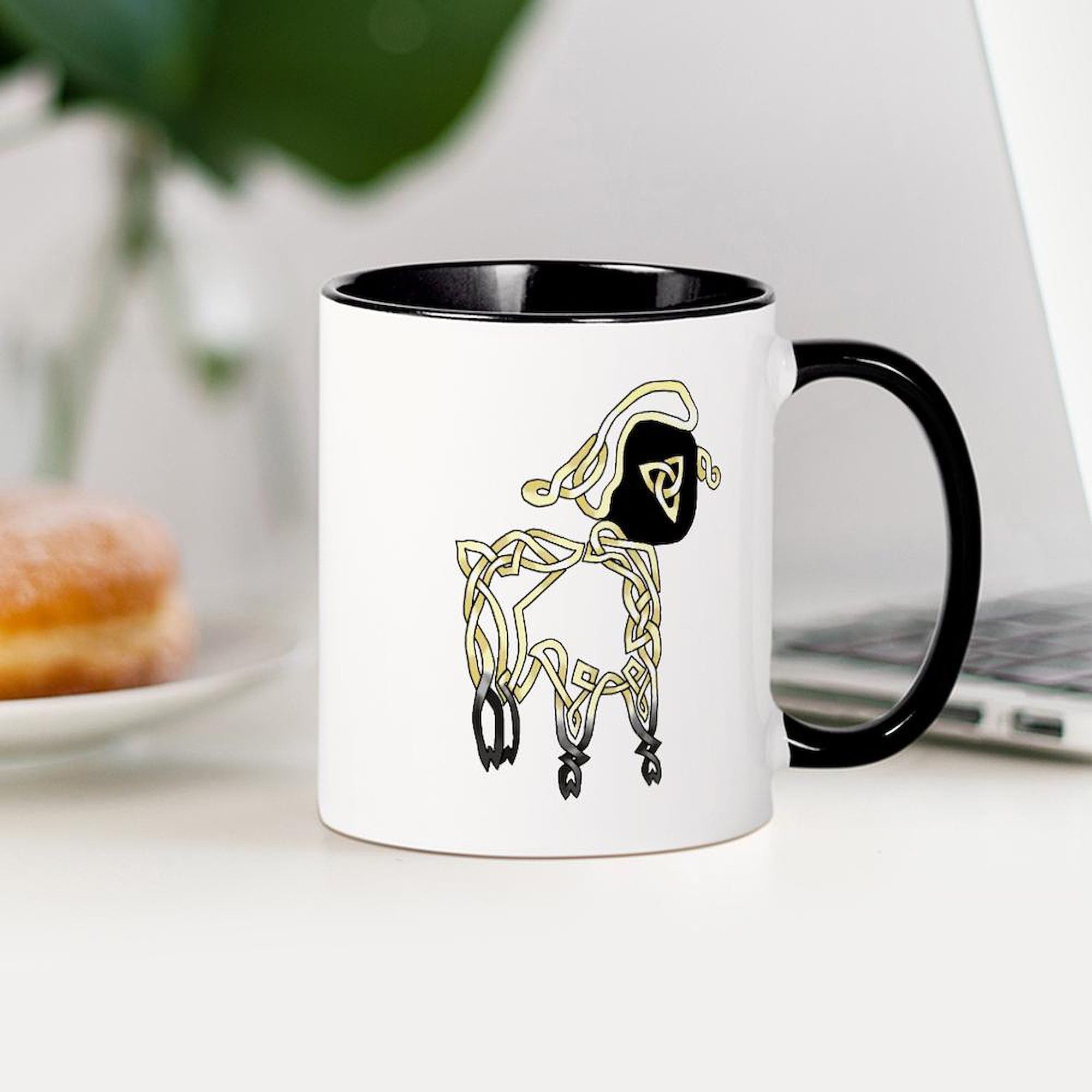 11 oz (325 ml) Ceramic Coffee Mug - Lamb Design by CafePress | Perfect for Tea, Hot Chocolate & Office Use