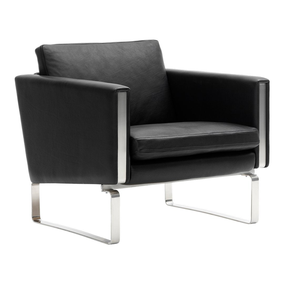 Ch101 Lounge Chair by Hans J. Wegner - Mid-Century Modern Wooden Armchair for Living Room, Office & Reading Nook - Premium Scandinavian Design Furniture