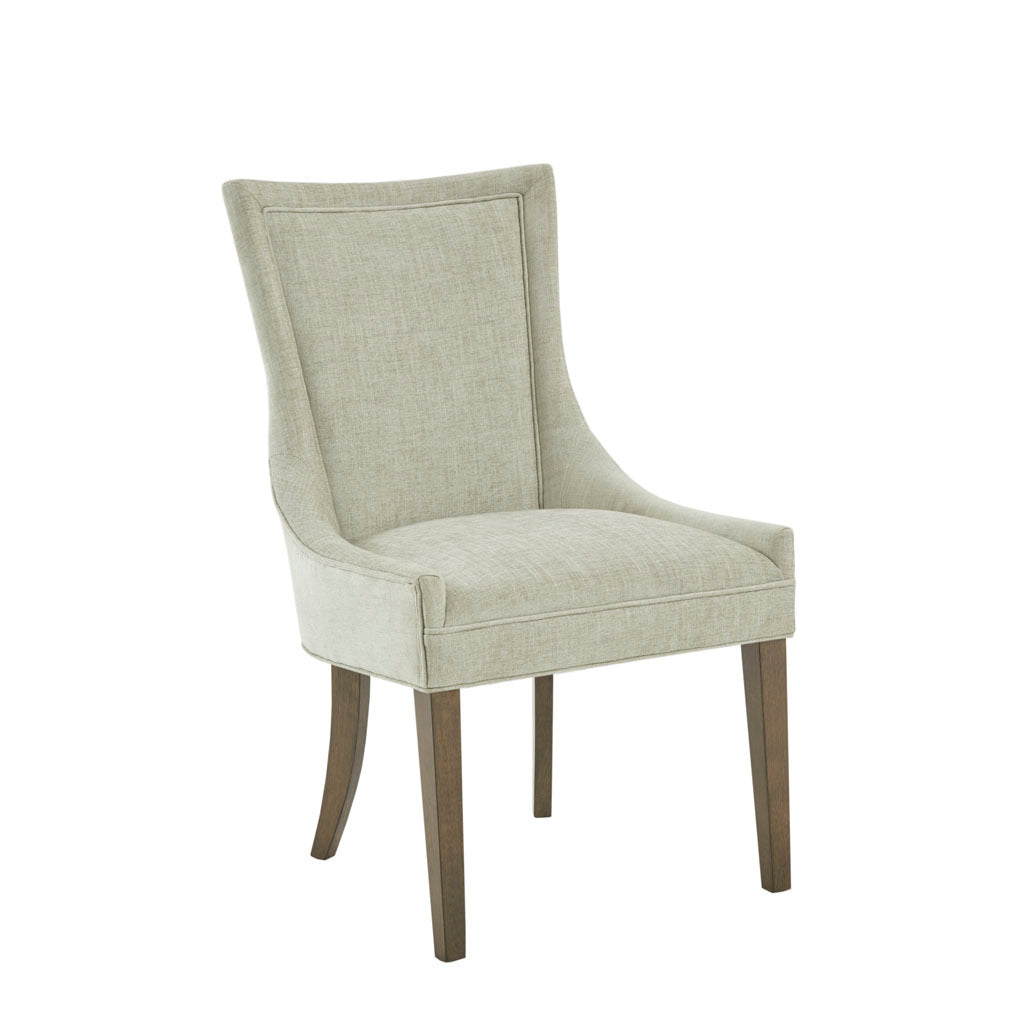 Modern Dining Chairs Set of 2 - Sturdy Wooden Side Chairs with Padded Seat - Perfect for Kitchen, Dining Room, Breakfast Nook & Small Spaces