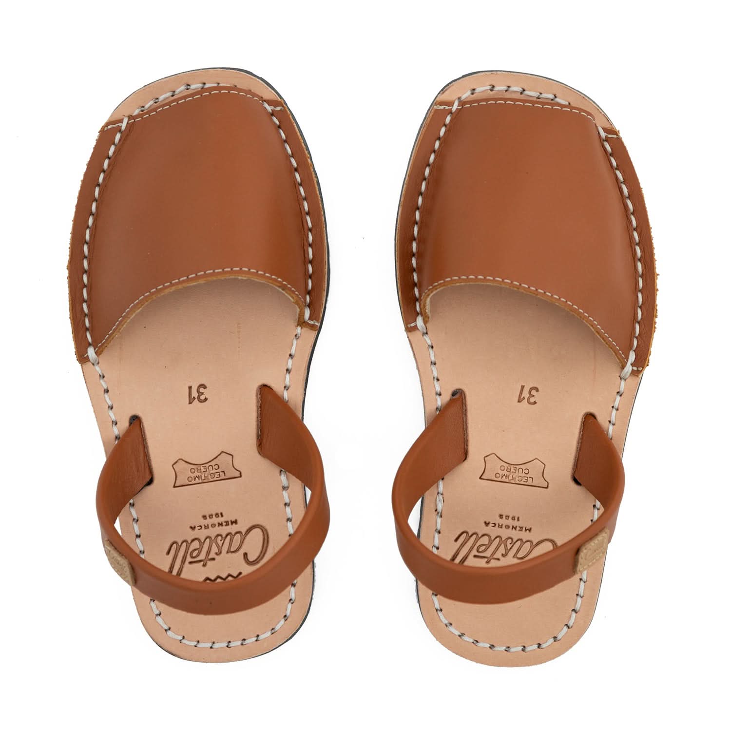 Kids Plain Leather Avarcas Sandals - Comfortable & Durable for Boys & Girls - Perfect for Beach, School & Outdoor Play