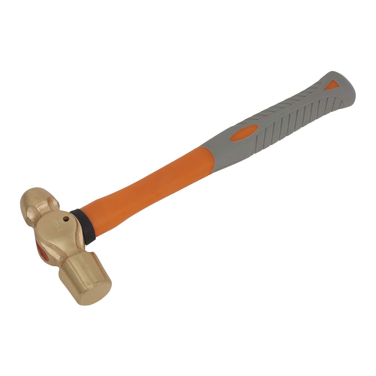 Sealey NS085 24oz Ball Pein Hammer - Non-Sparking, Durable & Ergonomic Design - Perfect for Automotive, Metalworking & Industrial Use