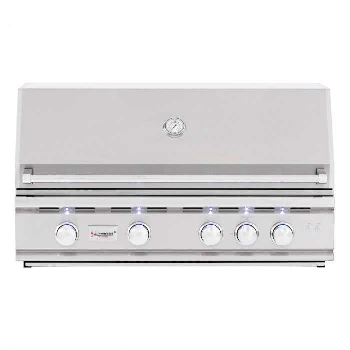 Summerset TRL38 4-Burner Built-In Gas Grill - Premium Stainless Steel Outdoor BBQ Grill for Backyard, Patio, and Poolside Cooking | Perfect for Family Gatherings & Summer Parties