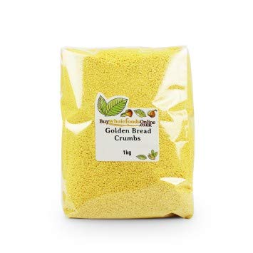 Premium Whole Foods Golden Bread Crumbs - 1kg Bulk Pack | Non-GMO, Gluten-Free | Perfect for Breading, Meatballs & Casserole Toppings