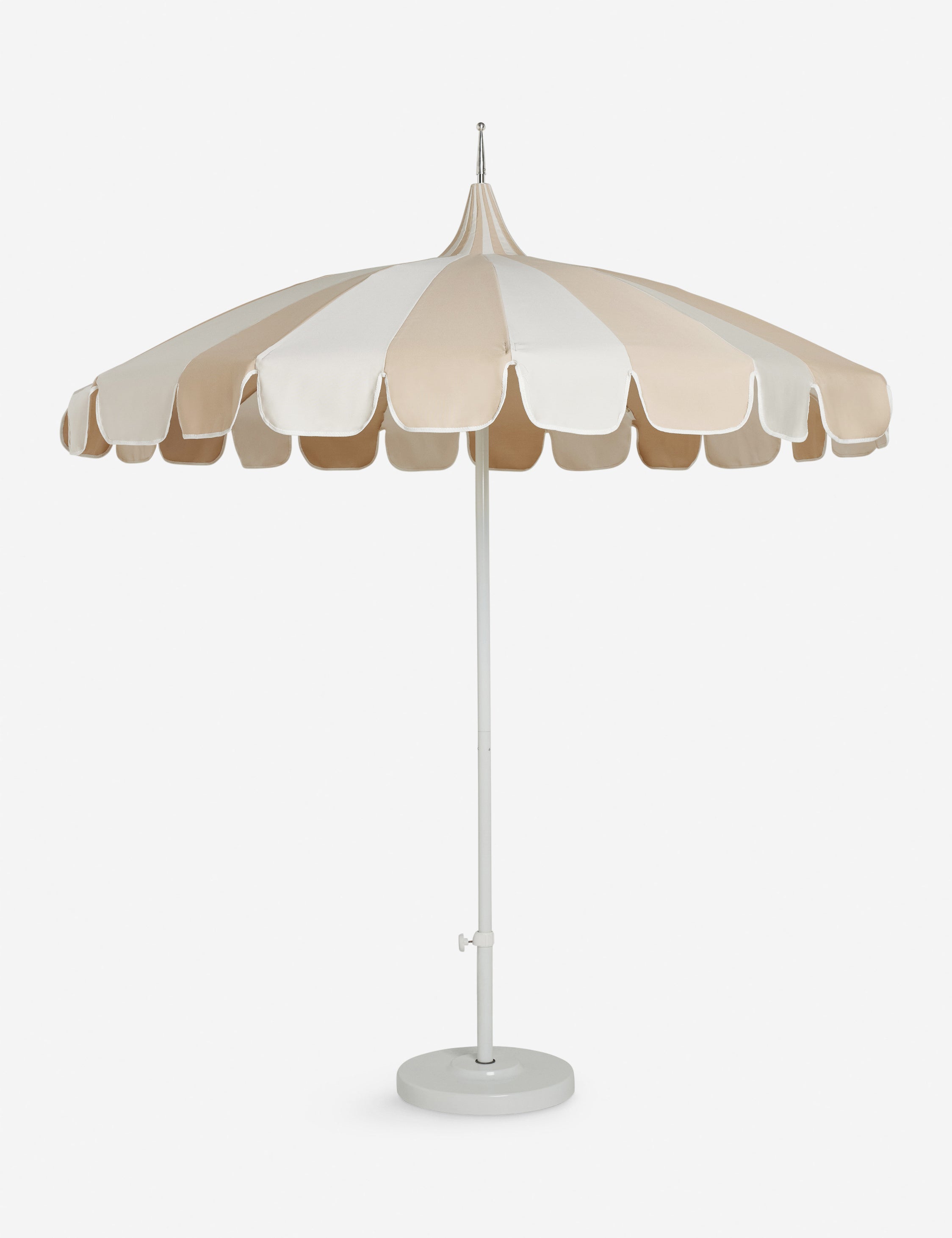 Sarah Sherman Samuel Aamu 8.6ft Pagoda Outdoor Patio Umbrella - Perfect for Poolside, Garden, and Backyard Relaxation