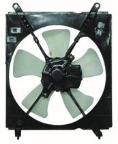 GO-PARTS - Condenser Fan Replacement for 1997-1999 Toyota Camry - Cooling Fan Assembly with Motor, Blade & Shroud - TO3113102 - Perfect for AC System Repair & Engine Cooling Maintenance