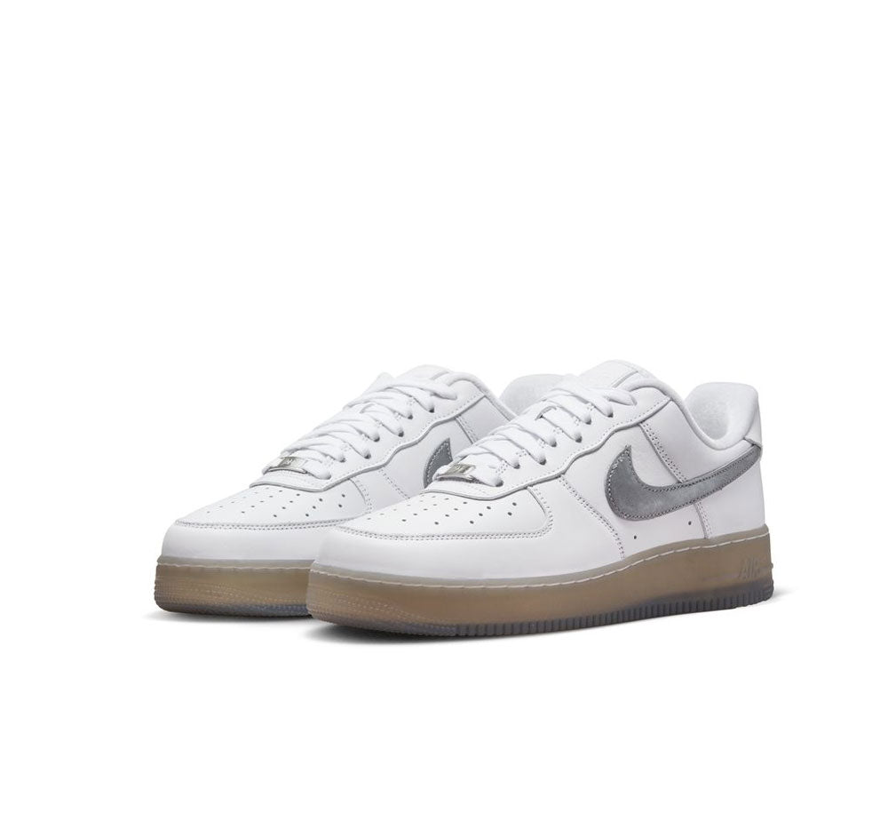Nike Air Force 1 '07 PRM Premium White Sneakers - Men's Basketball Shoes for Casual Wear & Street Style Fashion