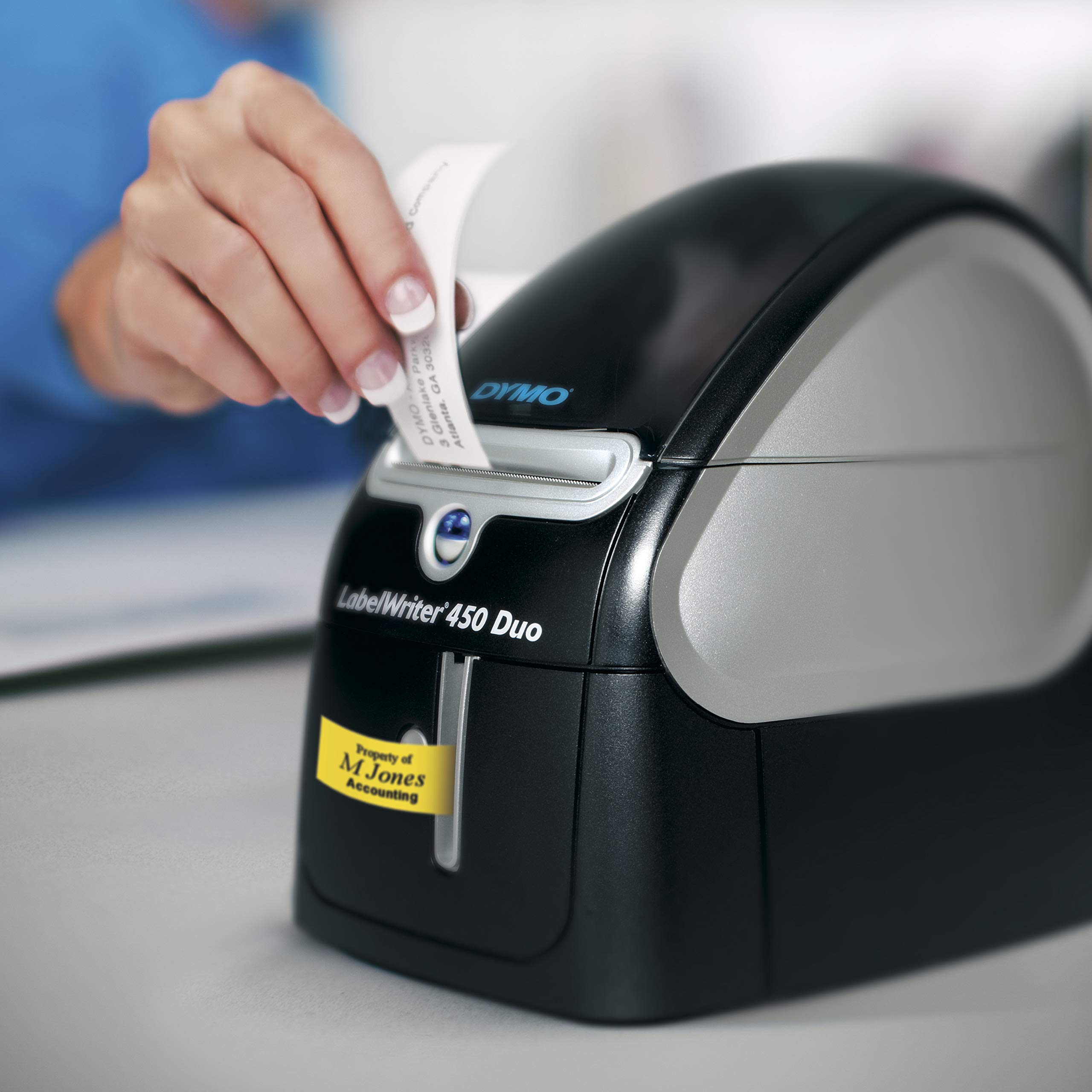 DYMO 1752267 LabelWriter 450 Duo Thermal Label Printer (Renewed) - High-Speed Shipping Label Printer for eBay, Amazon, Etsy & Shopify Sellers - Perfect for Home Office & Small Business Shipping Needs