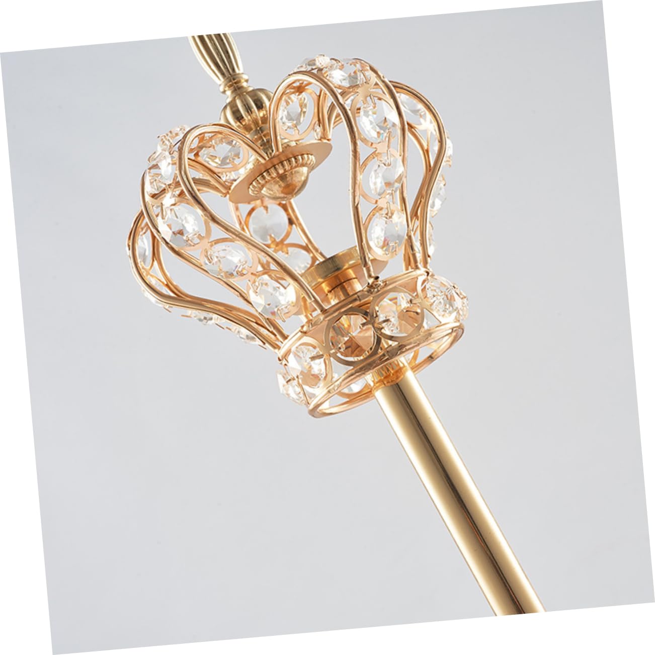 FOMIYES Retro Floor Candle Holders - Gold Plated Iron Tealight Stand with Crystal Accents for Wedding, Party & Home Decor | Elegant Votive Candlesticks for Romantic Ambiance & Special Events