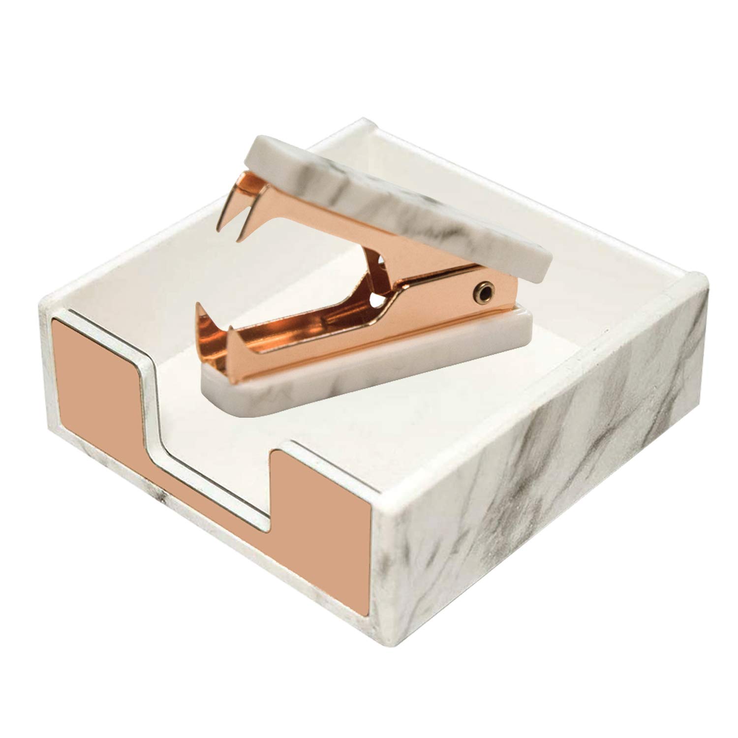 Marble Staple Remover & Memo Holder for Office, School, Home Desk - Gold
