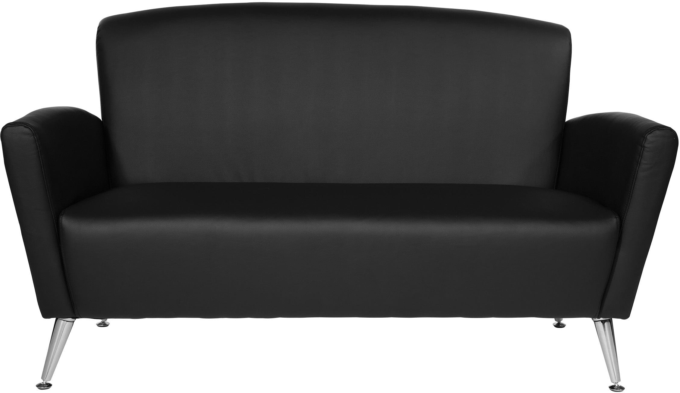 Office Star Loveseat in Bonded Leather [SL50552] - Modern Small Sofa for Office, Living Room & Waiting Areas - Comfortable Two-Seater with Durable Leather-Like Upholstery