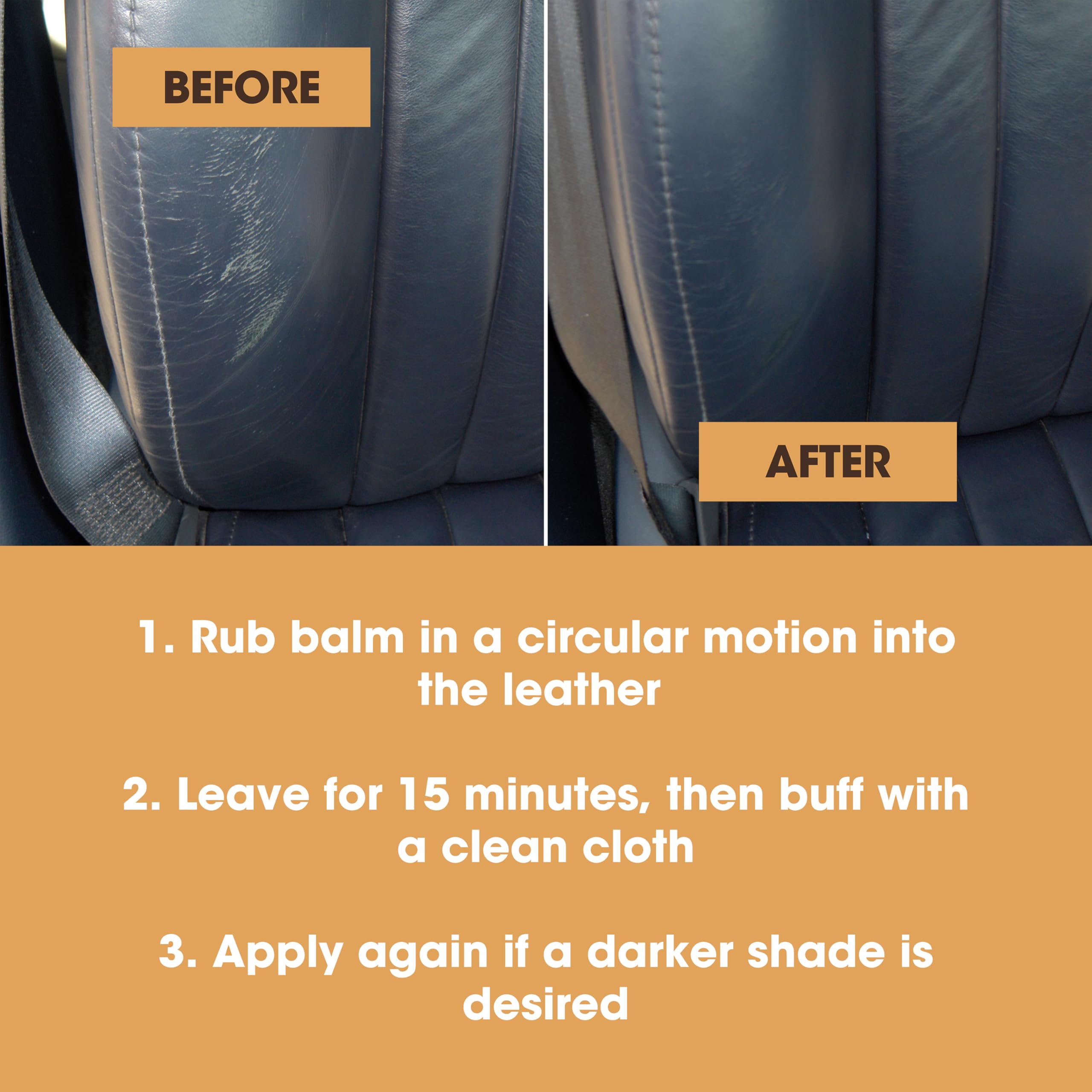 Furniture Clinic Leather Recoloring Balm - Maroon Leather Dye for Furniture, Couches & Car Seats Repair - Restore Scratched, Faded & Damaged Leather - Perfect for Sofas, Jackets & Handbags