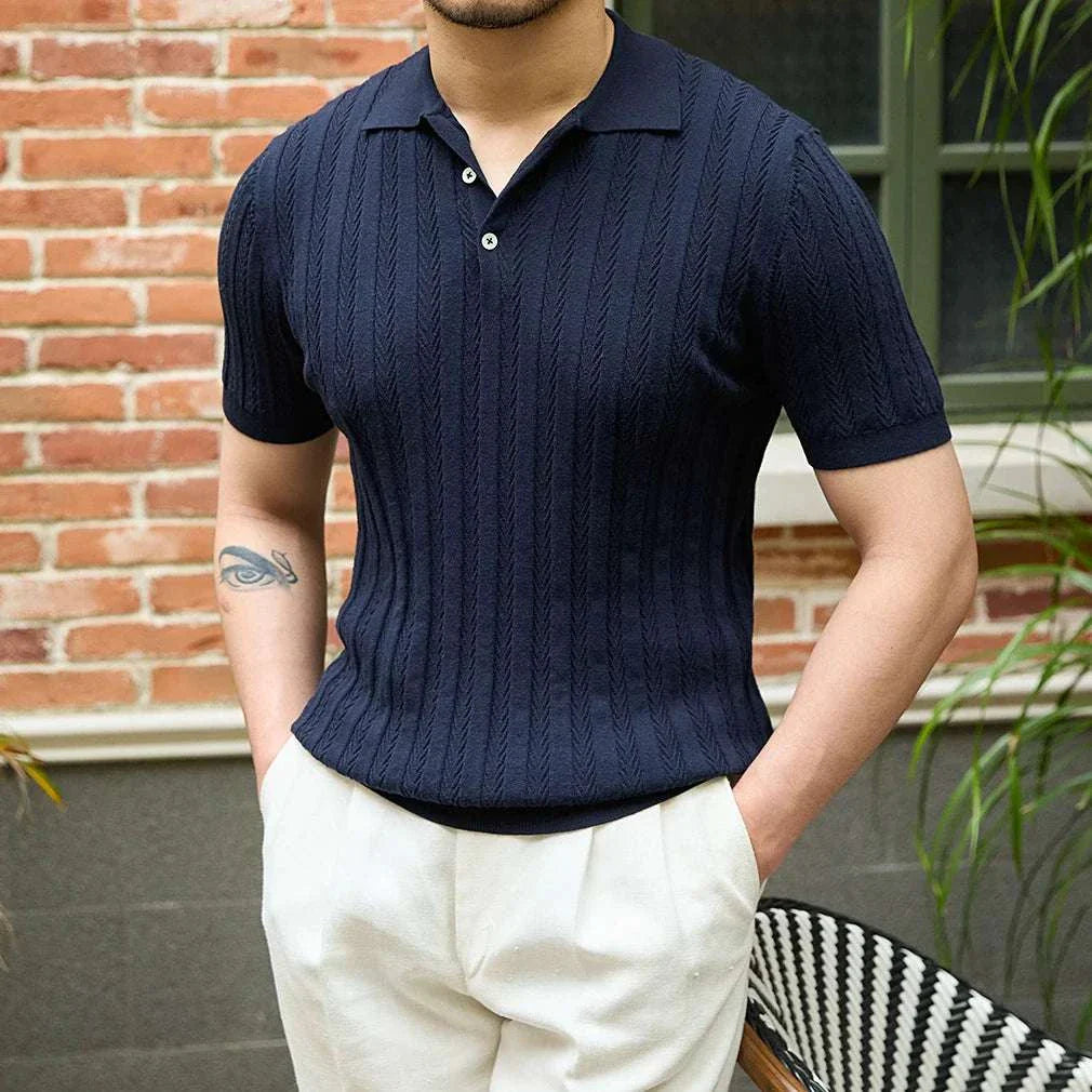 Spring Gentleman English T-Shirt - Stylish Casual Wear for Men | Perfect for Office, Outings & Everyday Comfort