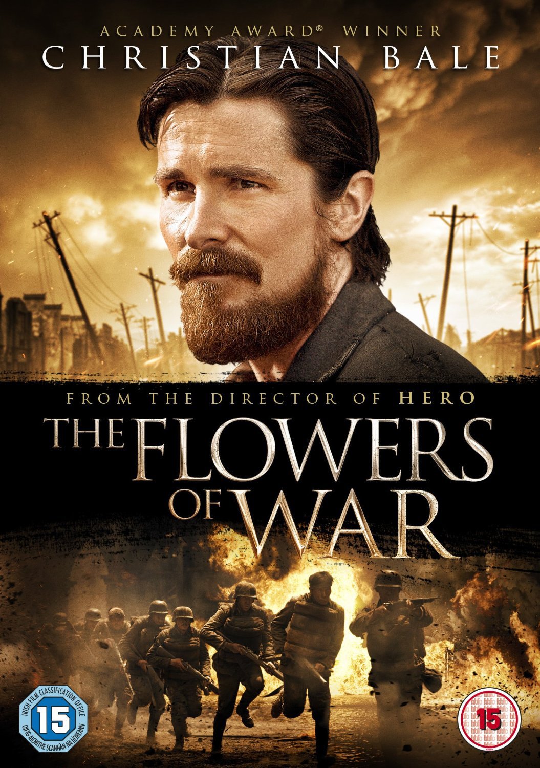 The Flowers of War [DVD] - Christian Bale War Drama Movie - Perfect for History Buffs & WWII Film Collectors