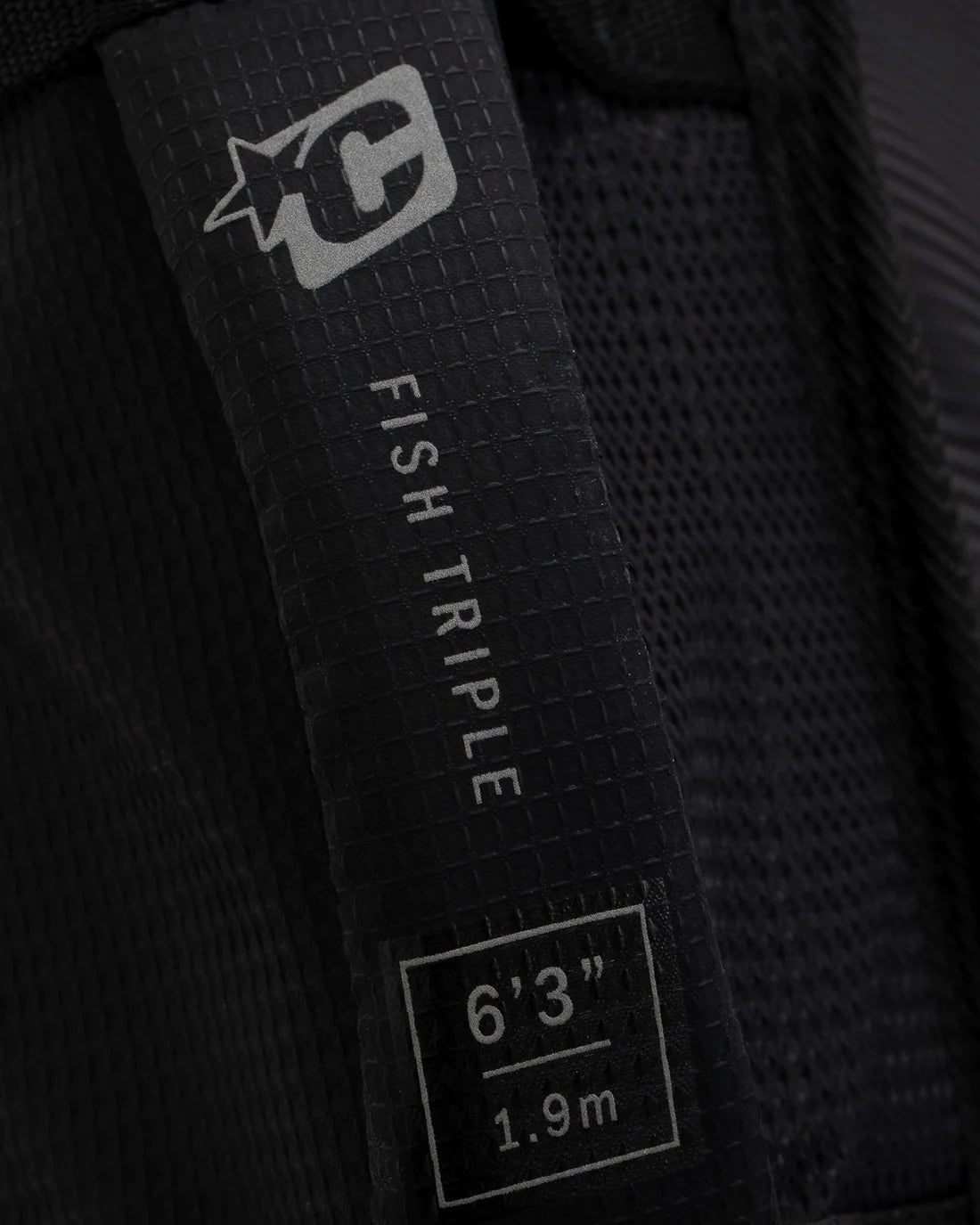 Creatures of Leisure Fish Triple DT2.0 Surfboard Bag - Premium Protection for 3 Surfboards, Travel & Storage - Black | Perfect for Surf Trips, Beach Days & Board Storage
