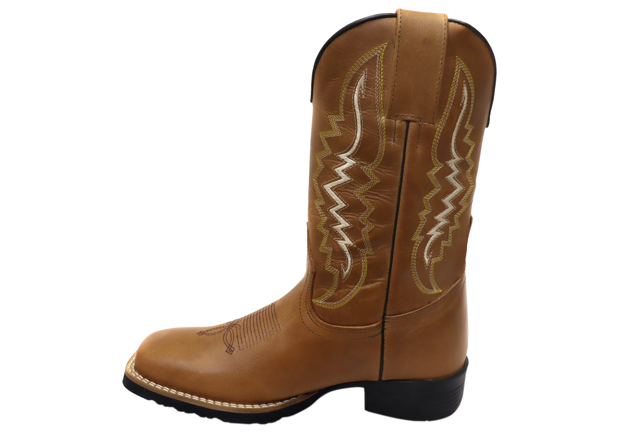 D Milton Meridan Men's Comfortable Leather Western Cowboy Boots - Perfect for Rodeo, Country Dancing & Outdoor Adventures
