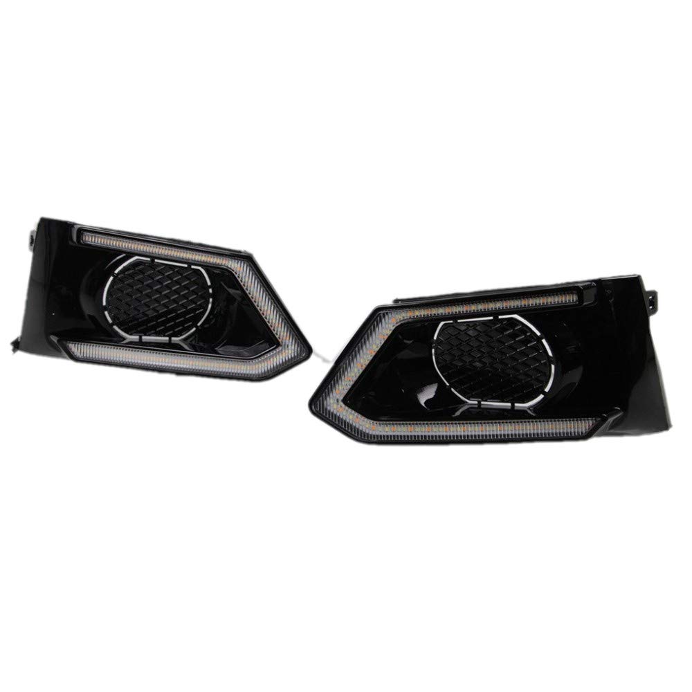 Nissan Altima LED DRL Lights with Yellow Turn Signals for 2019 - Upgrade Your Front Bumper Lighting